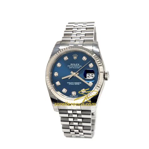 rolex datejust con brillanti nuovo|rolex datejust 36 prezzo.